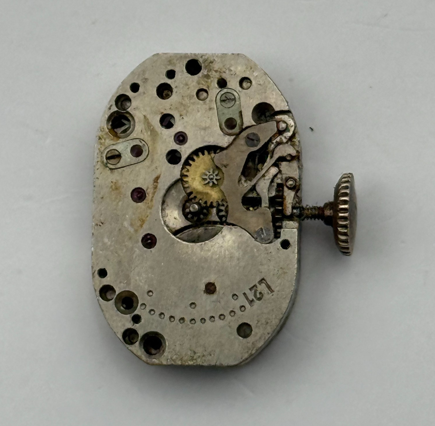 Lunesa 21 Watch Movement 17 Jewels Swiss Calibre L21 Parts Repair 12.8mm