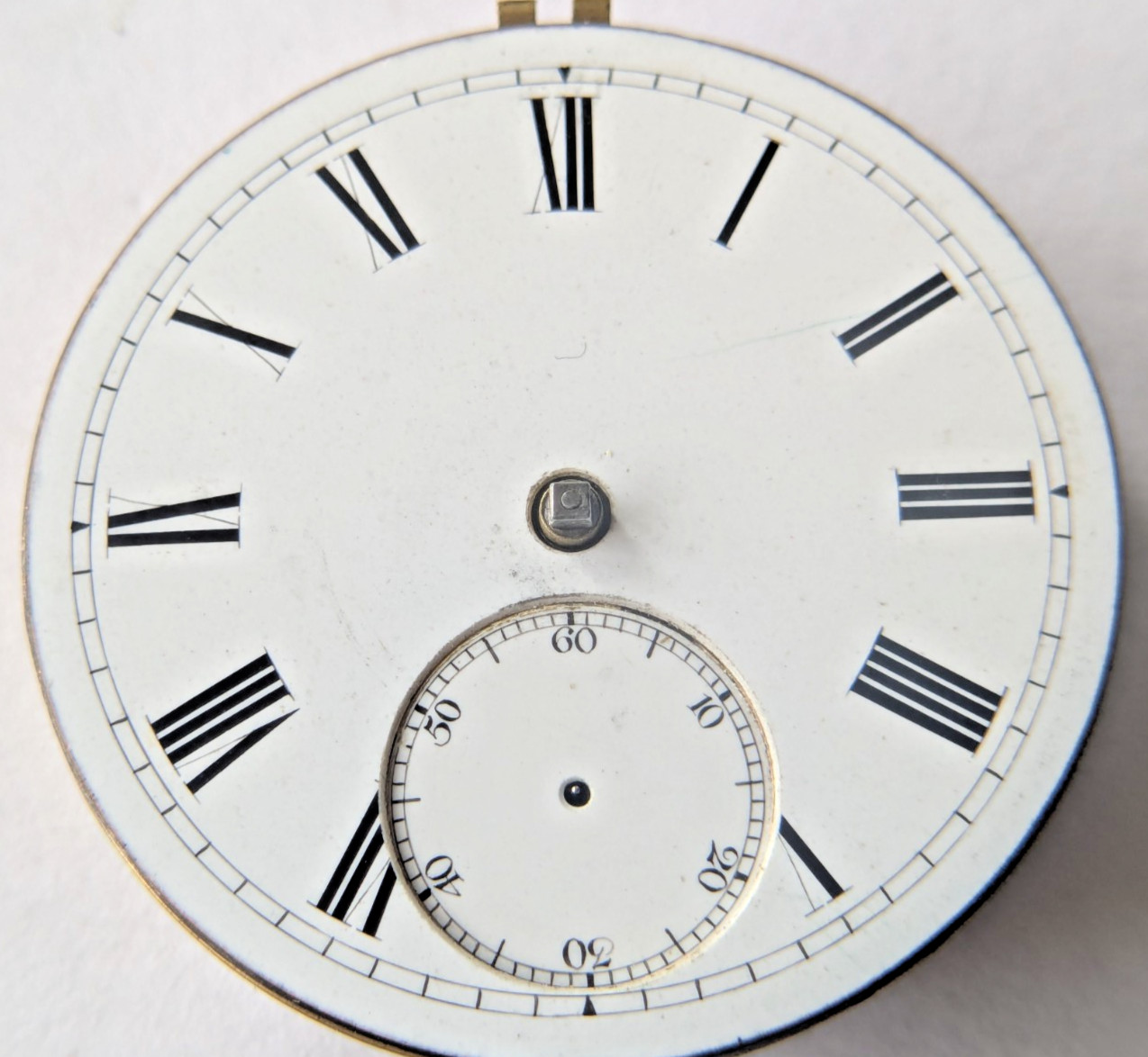 Antique English Lever Pocket Watch Movement Running Balance Project 44.1mm EL9
