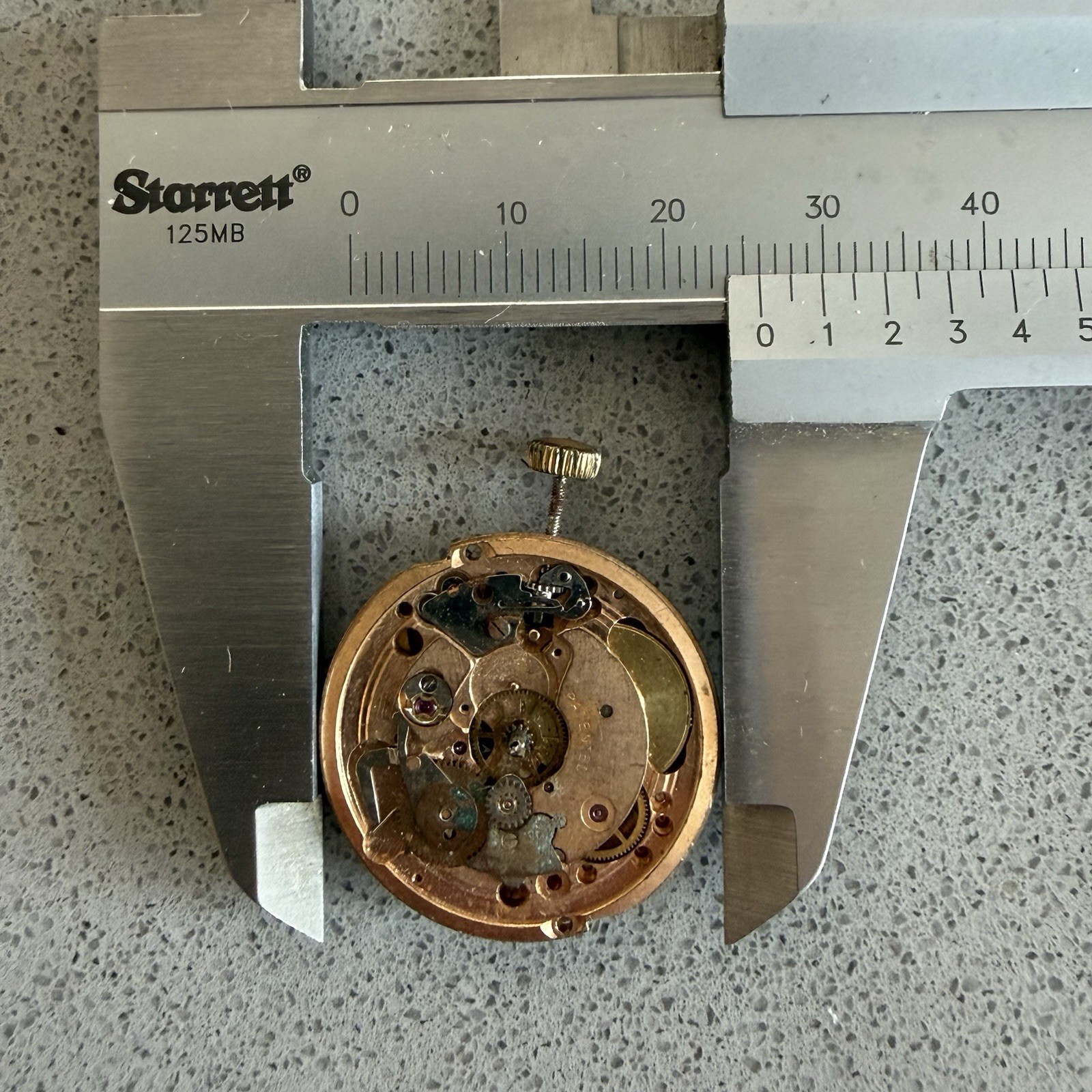 Vintage Swiss 25 Jewel Automatic Watch Movement 26mm Spares Repair