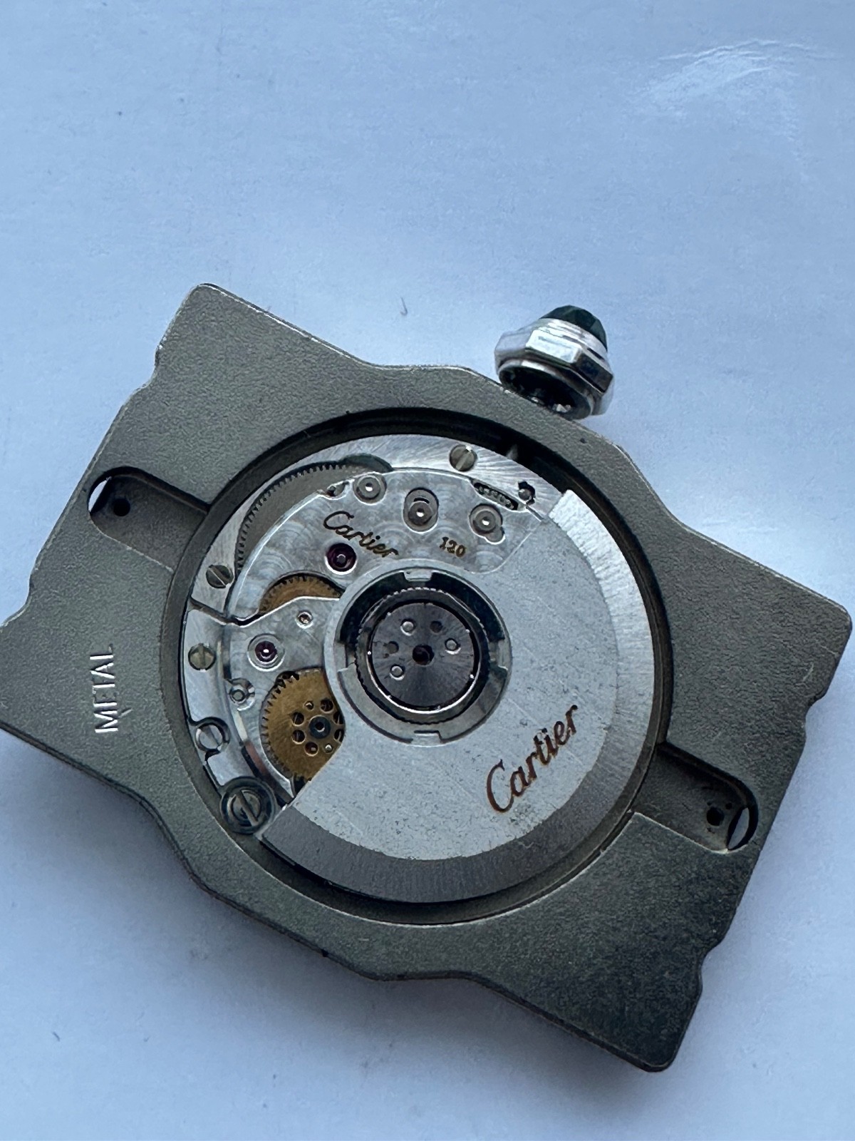 Cartier Tank Américain Movement & Blue Dial Automatic Cal.120 Eta 2000-1