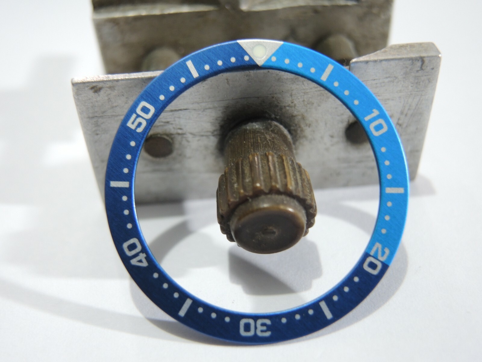 NEW BEZEL INSERT 33.5MM BLUE/PALE BLUE DIVERS MEDIUM SKX013/SKX015 (7S26-0030)