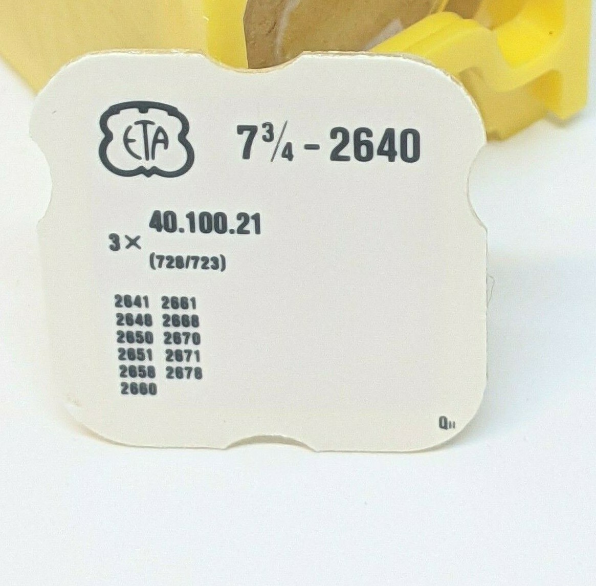 Eta 7 3/4”’ Caliber 2640 Balance staffs Swiss made x 12 pieces + Free post