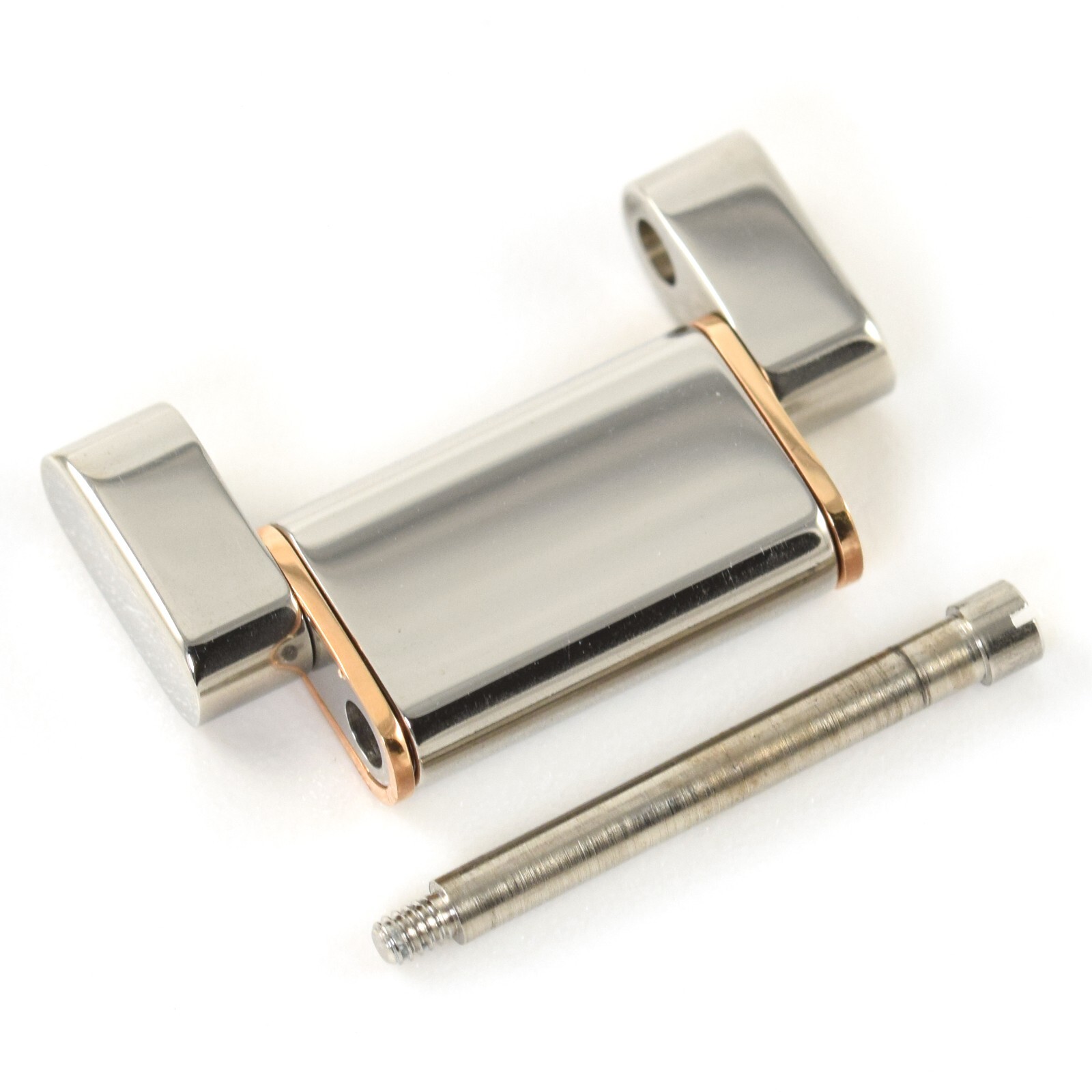 Girard-Perregaux Chronograph 7001 Steel and Gold 18mm Wide Watch Bracelet Link