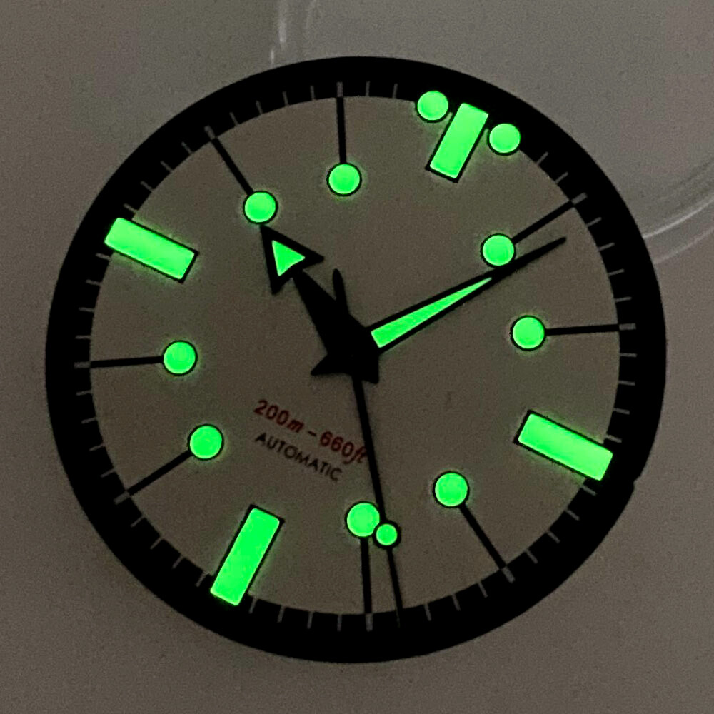31mm Black White Blue Red Luminous Dial Fit NH35 NH36A 2824 Automatic Mens Watch