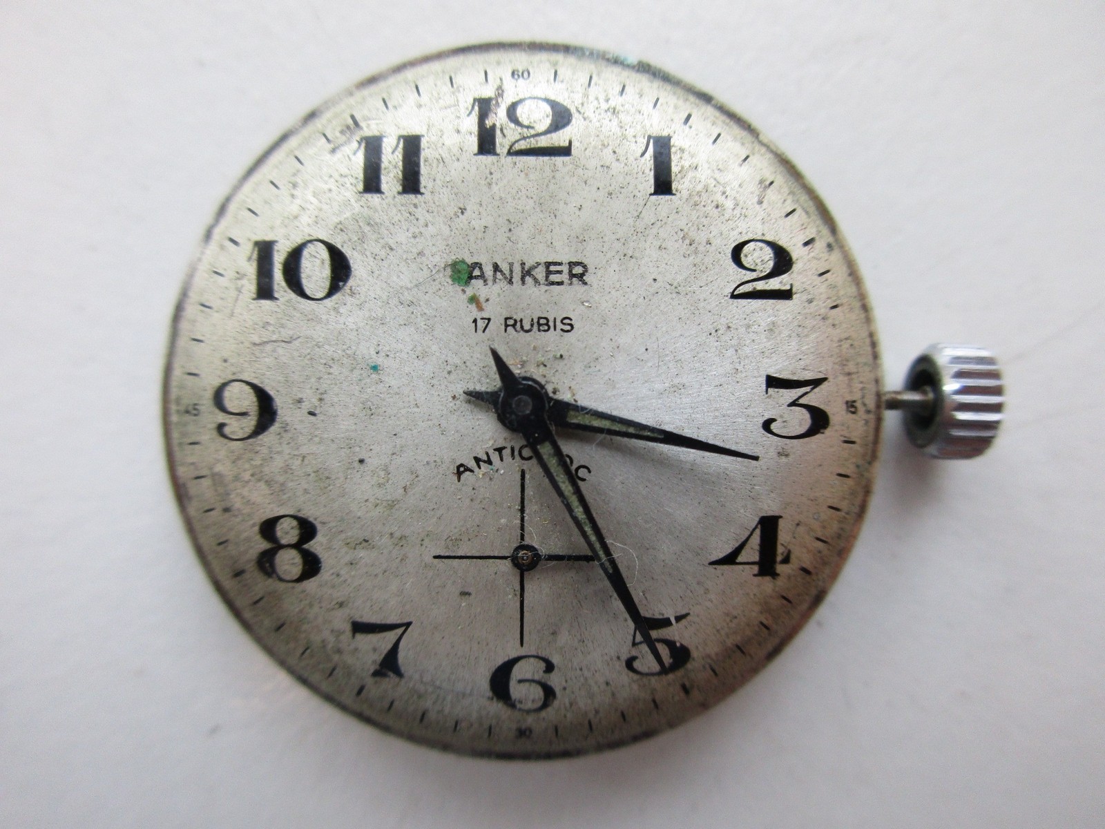 FE France Ebauche cal. 233-60 sub seconds vintage watch movement – running