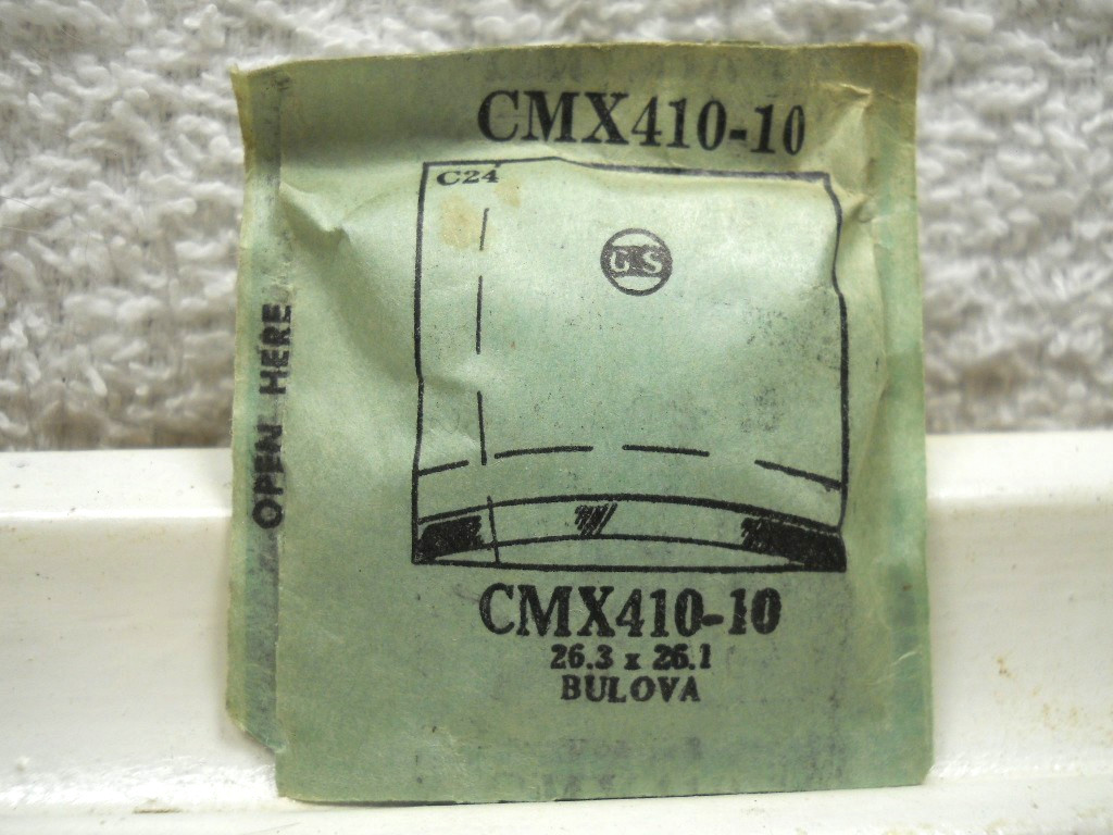 GS CMX410-10 Watch Crystal For Bulova – 26.3 x 26.1 mm Replacement / Repair Part
