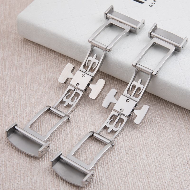 Fit for Patek Philippe Aquanaut Models 16 18mm Steel Folding Buckle Clasp