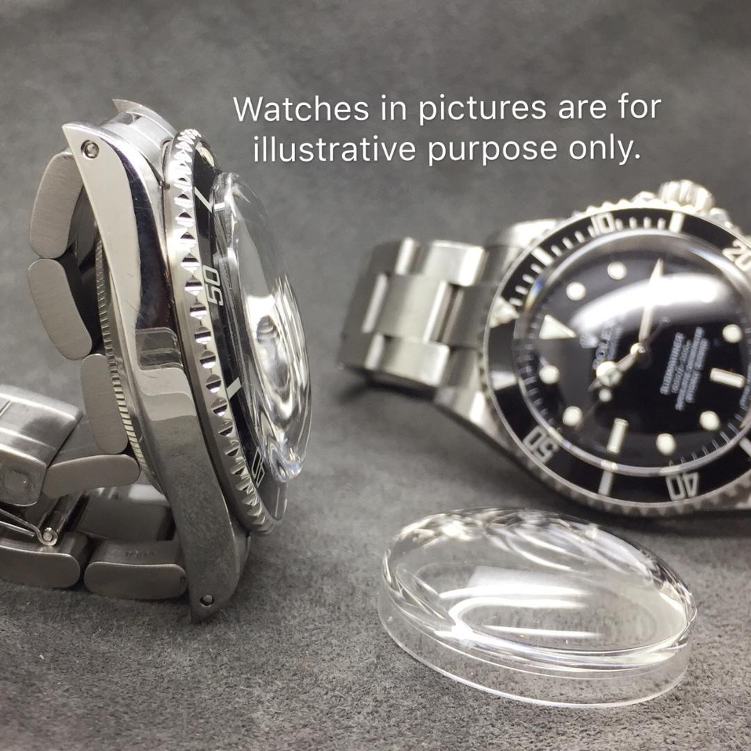 Rolex Submariner 16800 16610 Dial Crystal Dome Plastic Replacement New