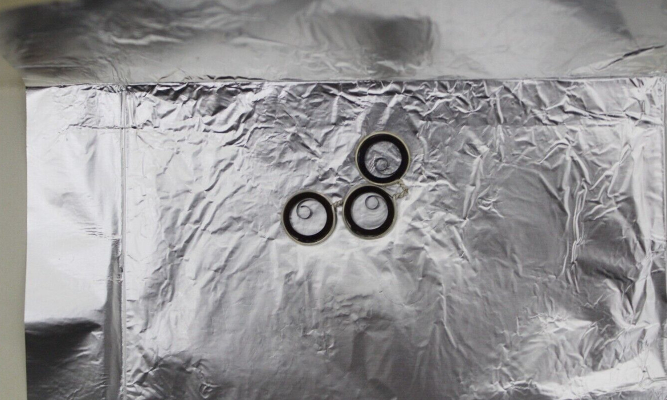 3X Old Stock Charles Robert Swiss Watch Mainsprings, H-1.05mm, D-8mm, Th-0.08mm