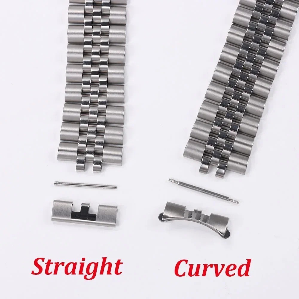 2pcs New Watch Bracelet Curved End Links for Seiko Skx009 Skx007 Jubilee Oyster✨