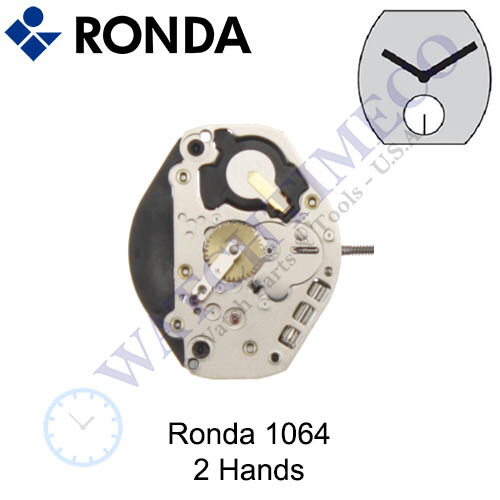 Genuine Ronda 1064 Watch Movement Swiss Parts/Swiss Made (Multiple Variations)