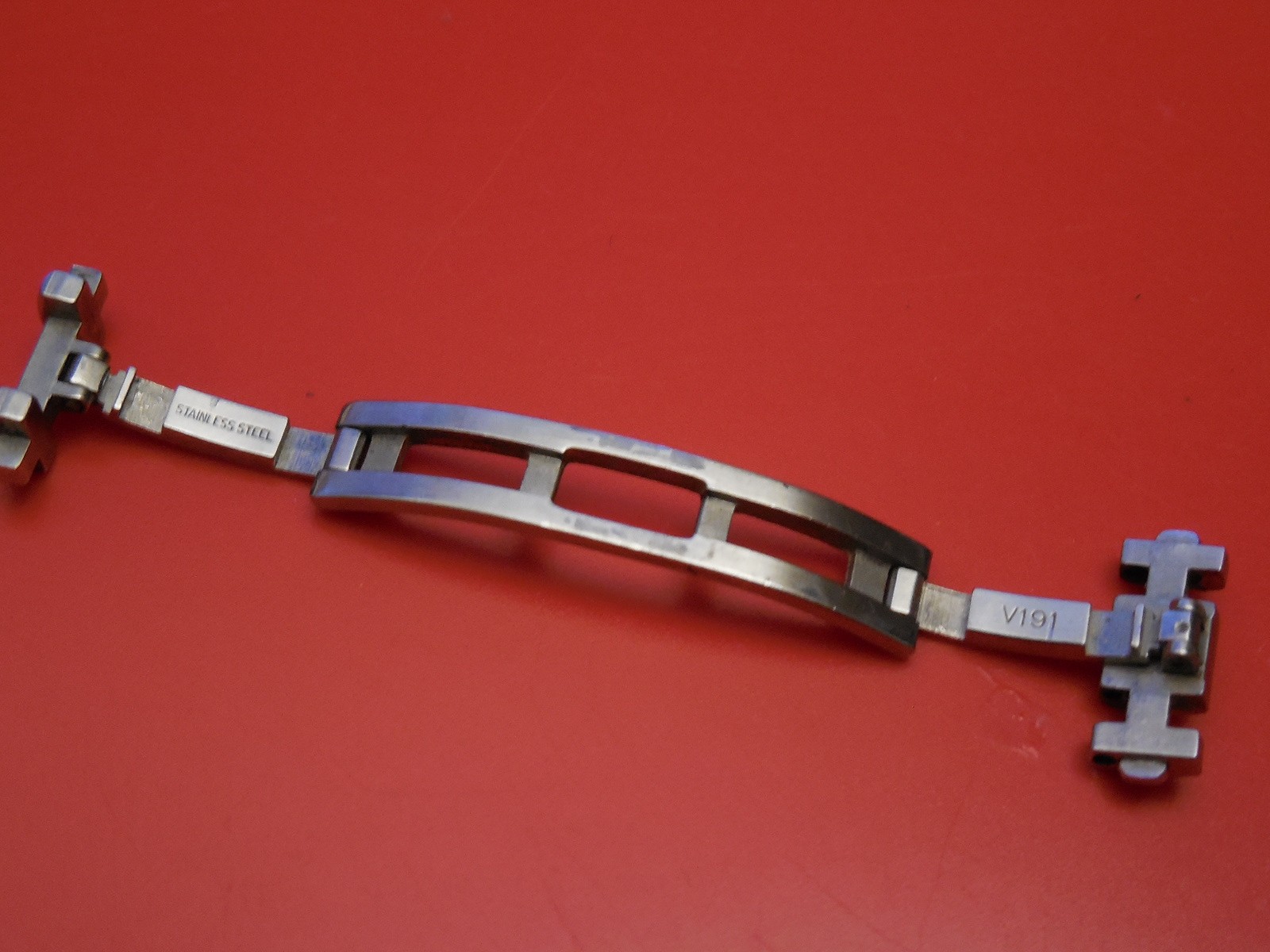 GENUINE CONCORD 18K / STEEL SARATOGA LINK BUCKLE FOR 14MM STRAP BAND BRACELET