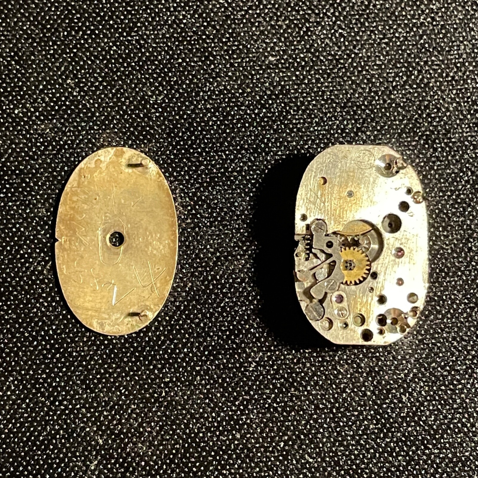 Vintage AS 475 Watch Movement, Oval Dial 12×18.6mm, Winegartens, TR Marked Part