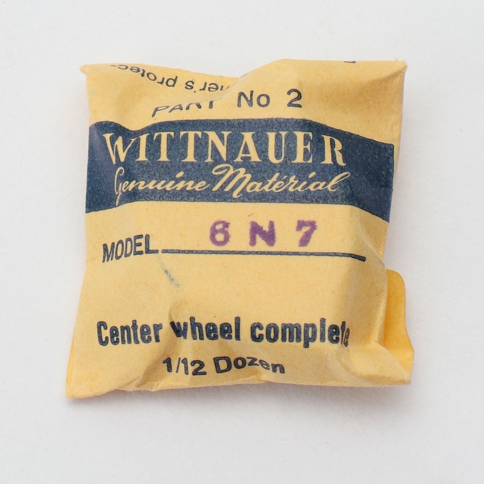 NOS Wittnauer Cal 6N7 Watch Part #201 Center Wheel New Old Stock (C16D22)