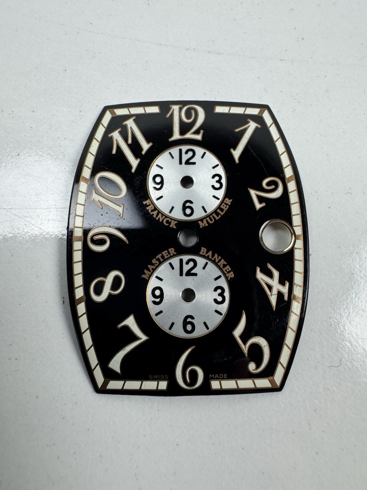 Franck Muller Master Banker 28 x 34 mm Black & Bronze Dial