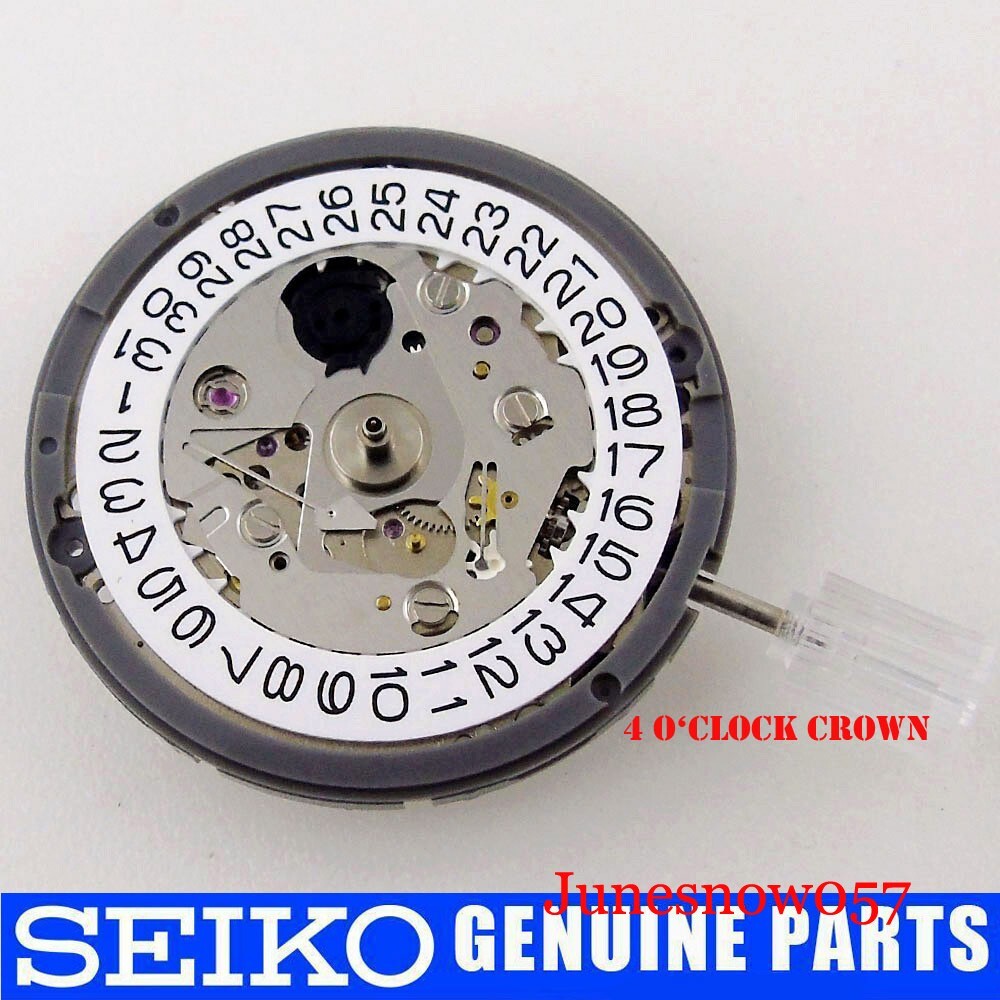 24 Jewels Japan NH35A Automatic Mechanical Men Watch Movement At 4 O’Clock Crown