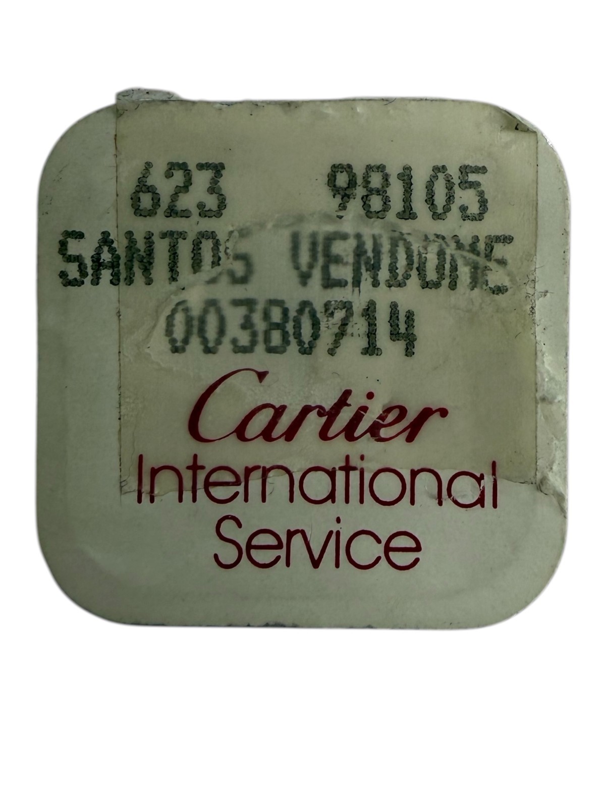 Authentic Cartier Santos VENDONE Ref. 00380714 / 623 98105 (Open Pack)