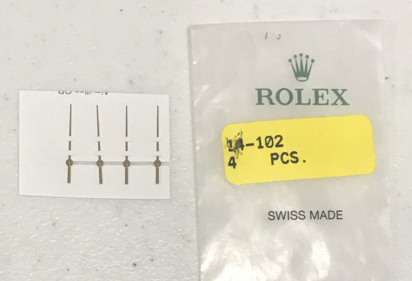 Rolex Hand 15-102 Yellow Gold New Genuine Price Per Hand model 1038 1002