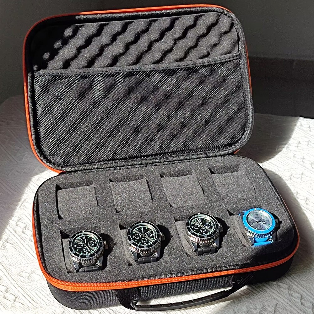 Travel Watch Bag 8Slot Wristwatch Case Waterproof Bags EVA Storage Bag Men Gift