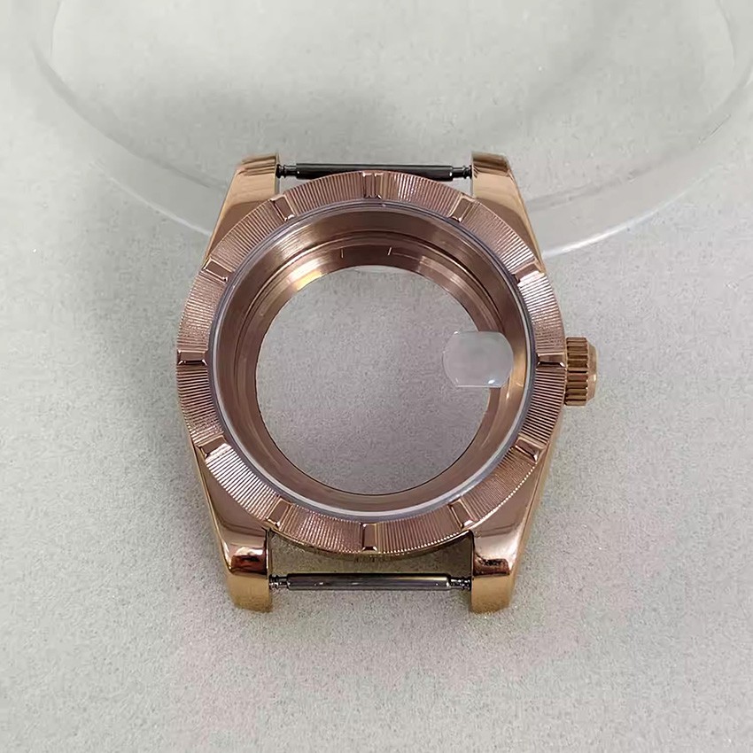 39mm Watch Case Sapphire Crystal for NH35/36/4R Movement See-Through Case Back