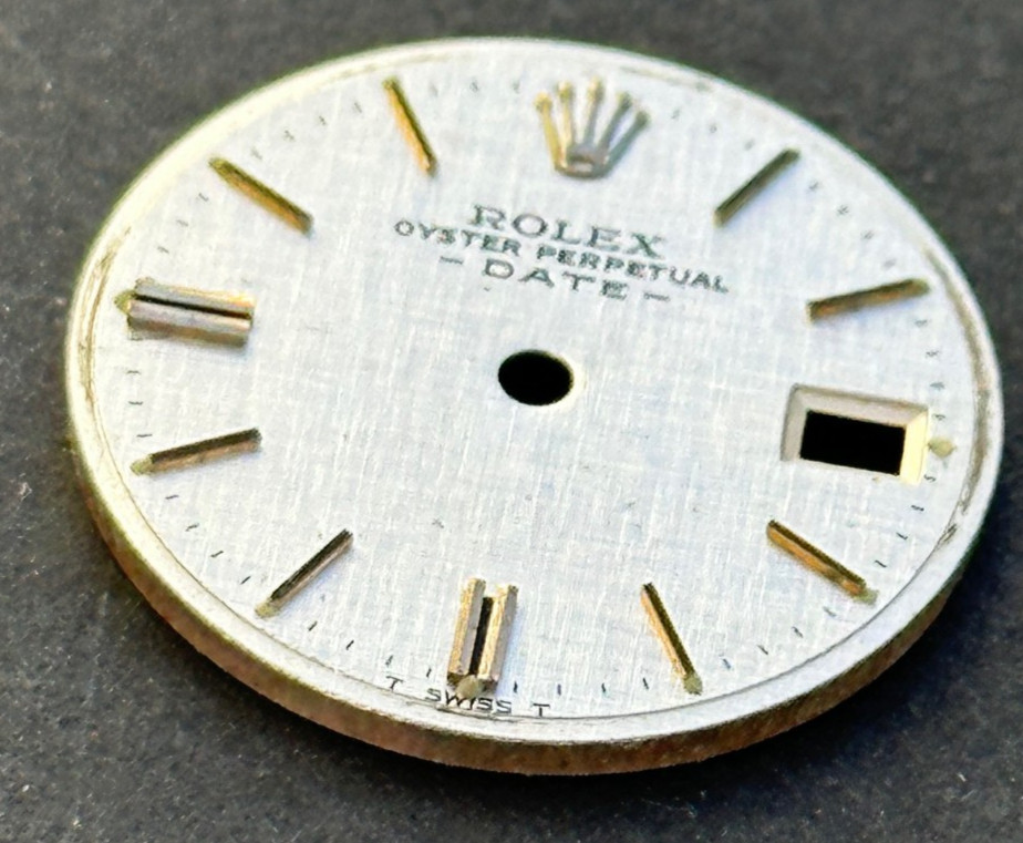 Vintage Rolex Oyster Perpertual Date Watch Dial For 26mm Case 6517 6519 6917