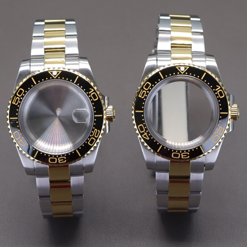 40mm Luxury men Watch Case Sapphire For Seiko Nh35 Eta 2824 Miyota 8215 PT5000