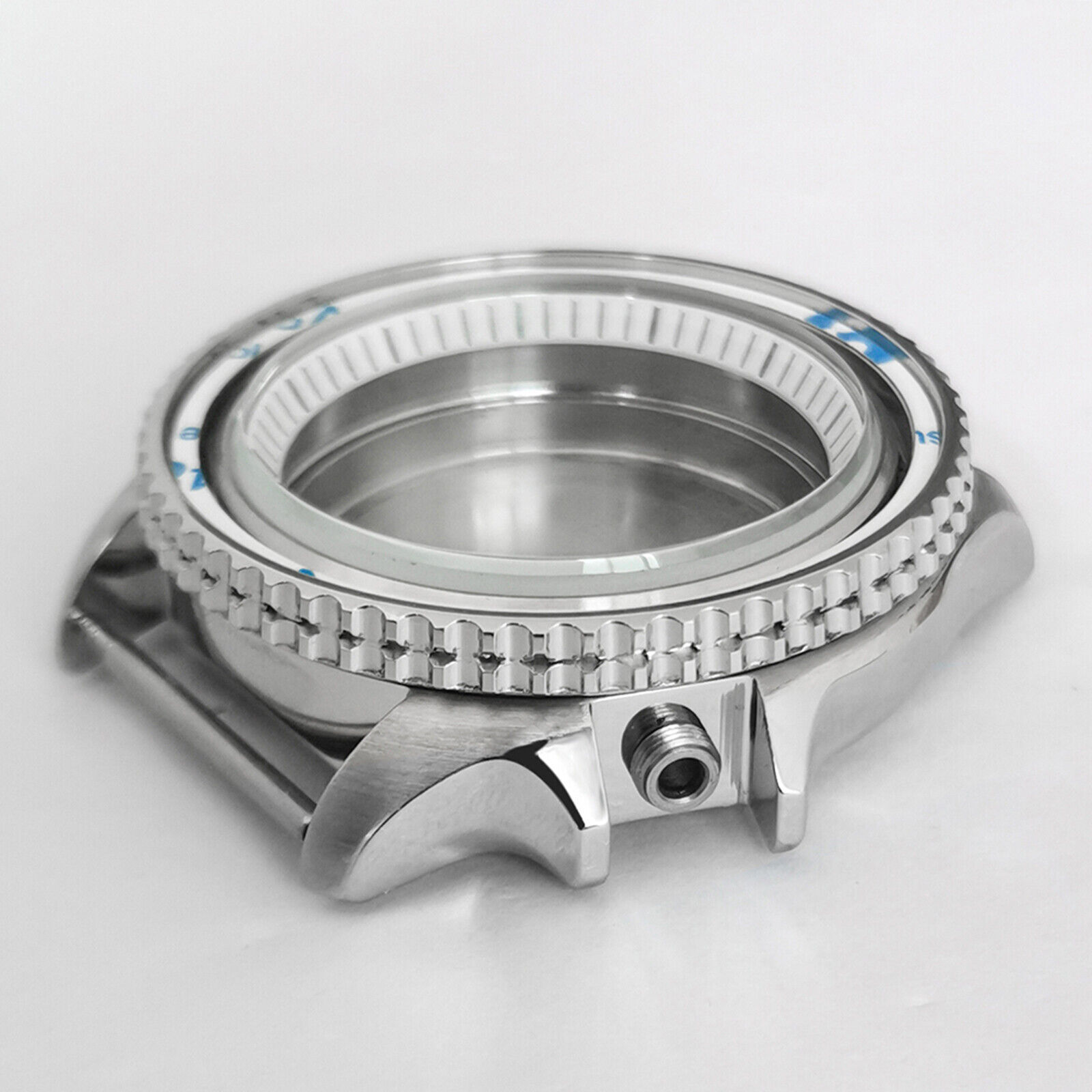 42MM Aluminum Bezel Sapphire Watch Case for NH35/NH36/4R36 SKX007 Watch Movement