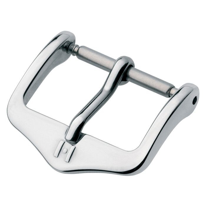 Genuine Hirsch Tradition Buckle Clasp Polished Stainless Steel 18mm BC1030-2-18