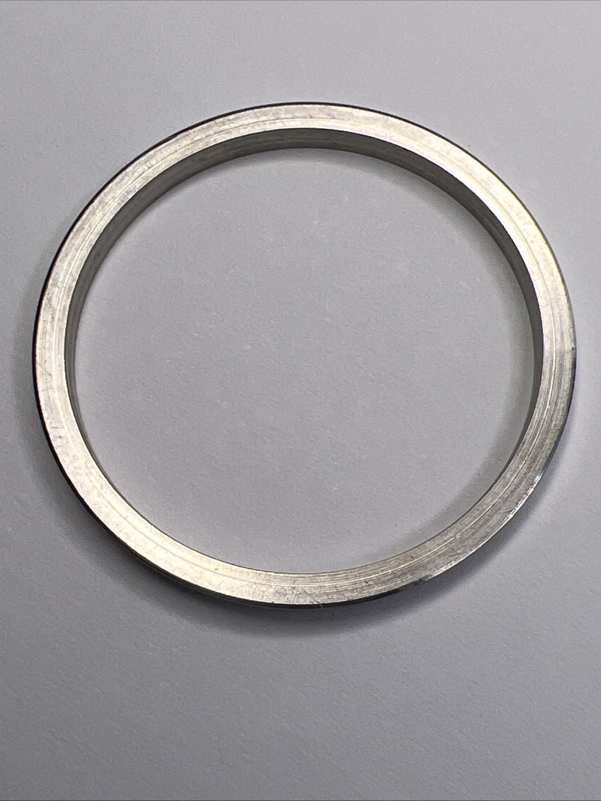 ROLEX Smooth Domed 35mm Mirror Polished Steel Watch Bezel Used OEM