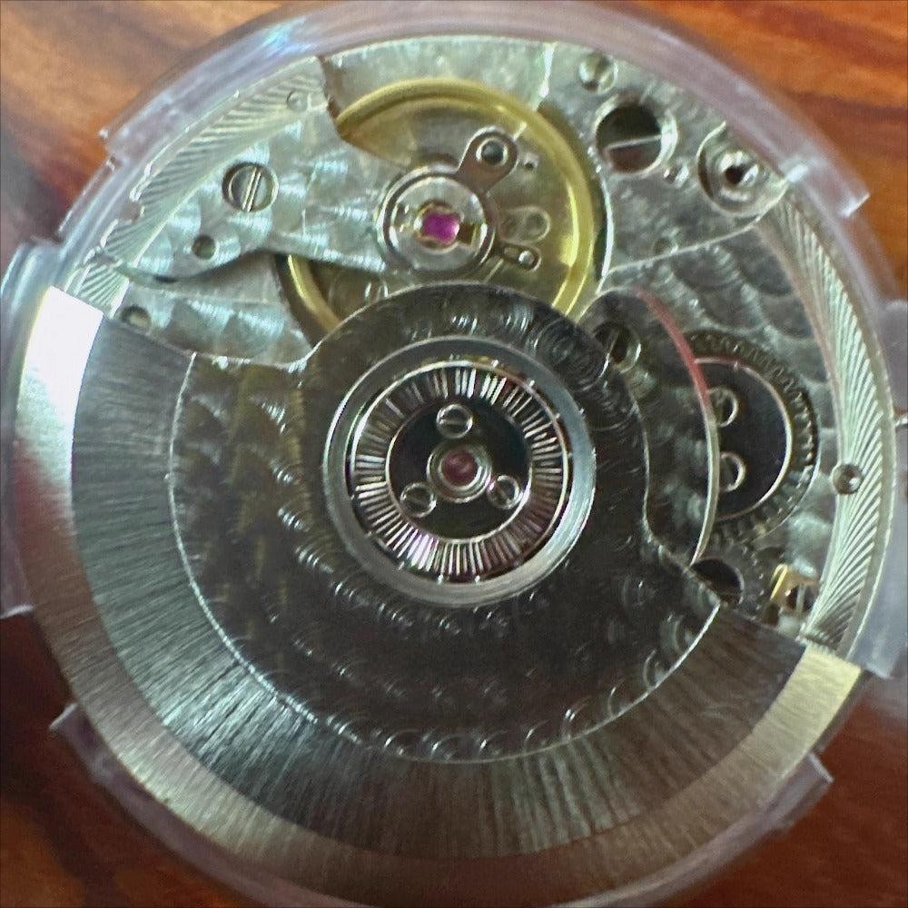 Chinese Tianjin Factory Seagull ST2557 GMT Mechanical 3 Hands Yellow Font