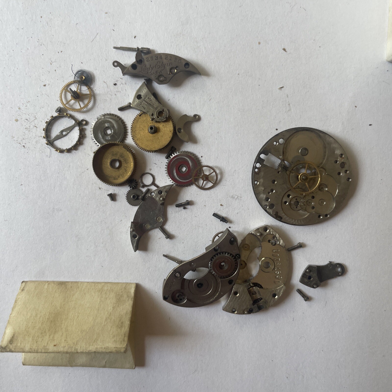 Watch Elgin 973 as 1712 Movement 17 jewels for parts …