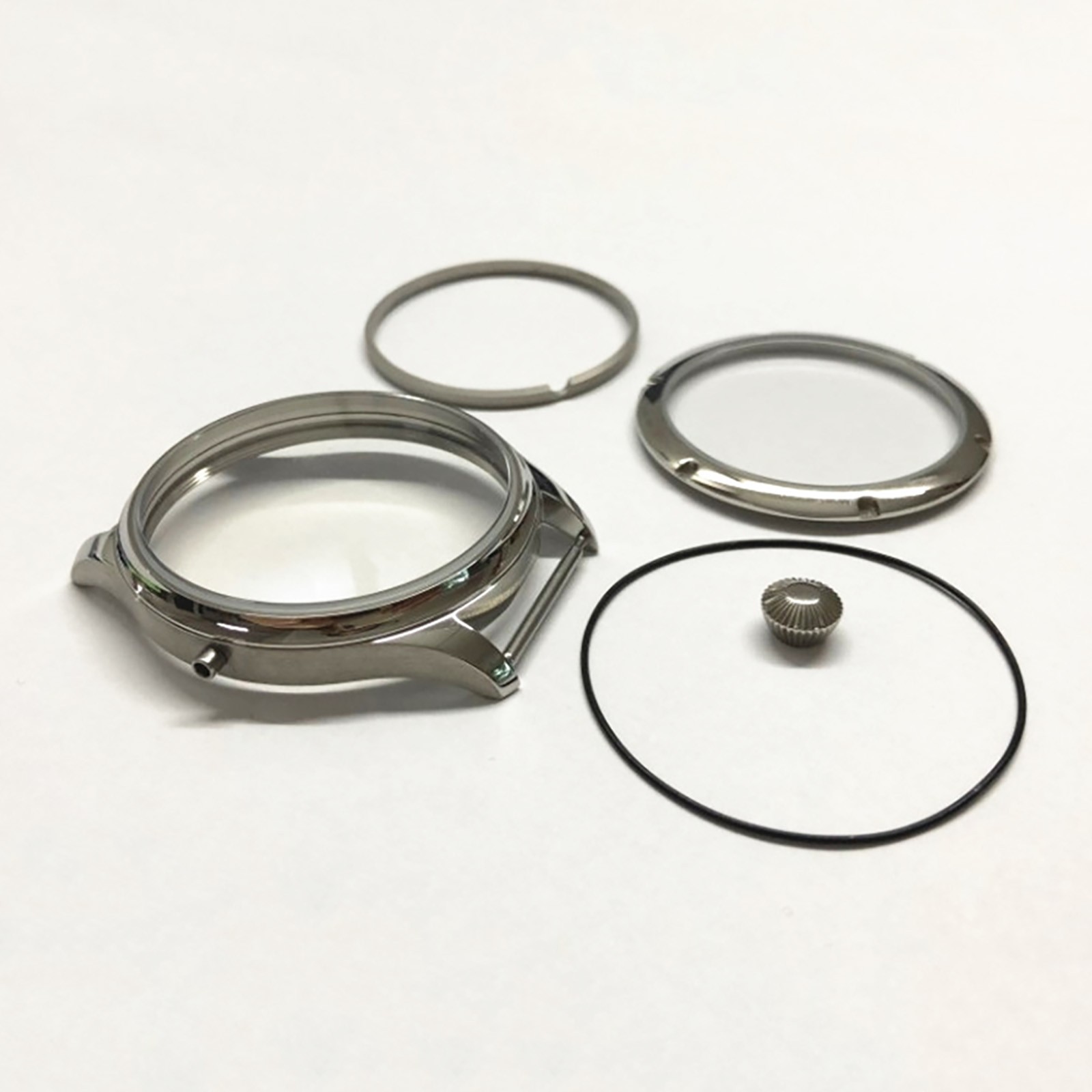 44mm 316L Stainless Steel Watch Case Set For ETA 6497/6498 ST3600/3621 Movement/