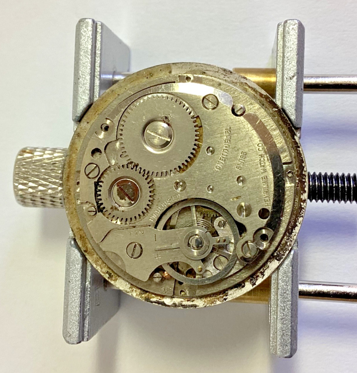 Lot Carlisle Henriline Watch Co Ebosa 65 Running Swiss Spare Parts Repair READ