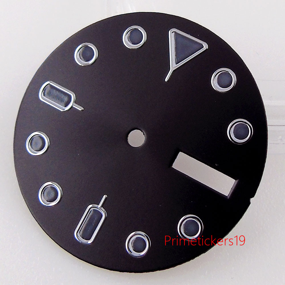 28.5mm Watch Dial Spare Parts Fit For NH36/NH36A Automatic Movement Luminous Day