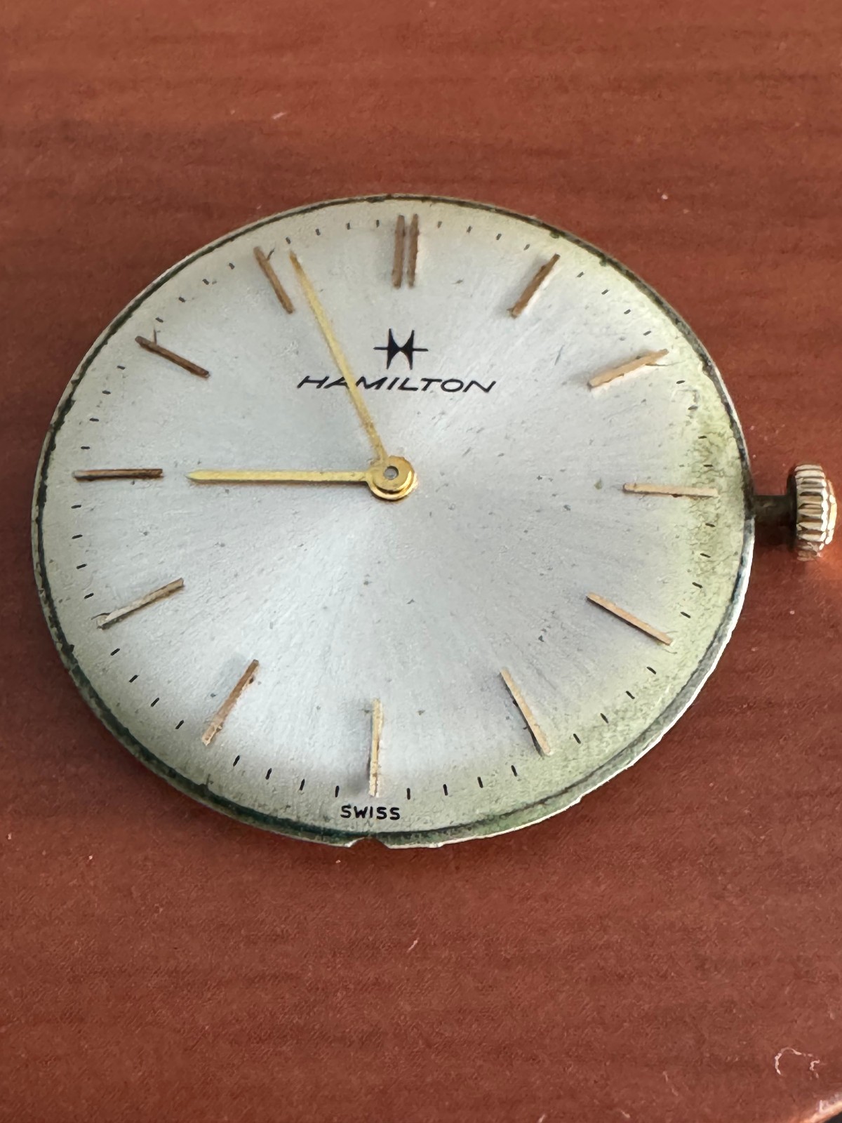 VINTAGE HAMILTON WRISTWATCH MOVEMENT CAL. 680 ETA 2512 KEEPING TIME