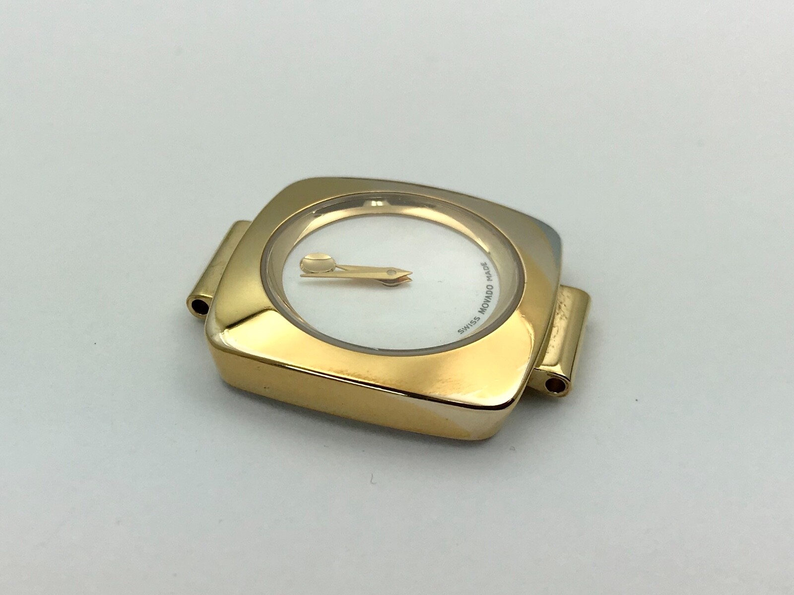 Movado Dolca 88 A1 1310 Full Watch Head 0605588 Gold Tone Serviced