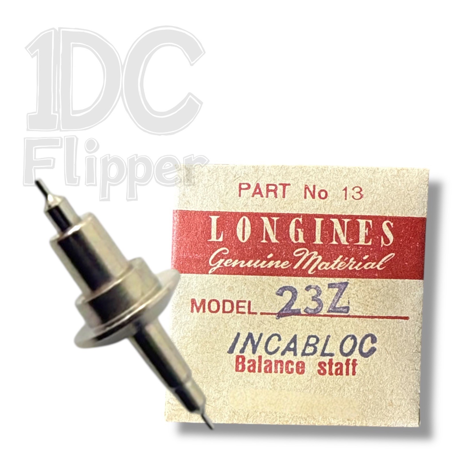 Longines 23Z BALANCE STAFF BestFit 100/1391 Incabloc NOS Fits LON 23ZS Read!