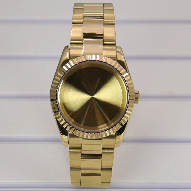 36/39mm Watch Cases Set Sapphire Glass For NH35 NH36 NH34 NH70 8215 Datejust