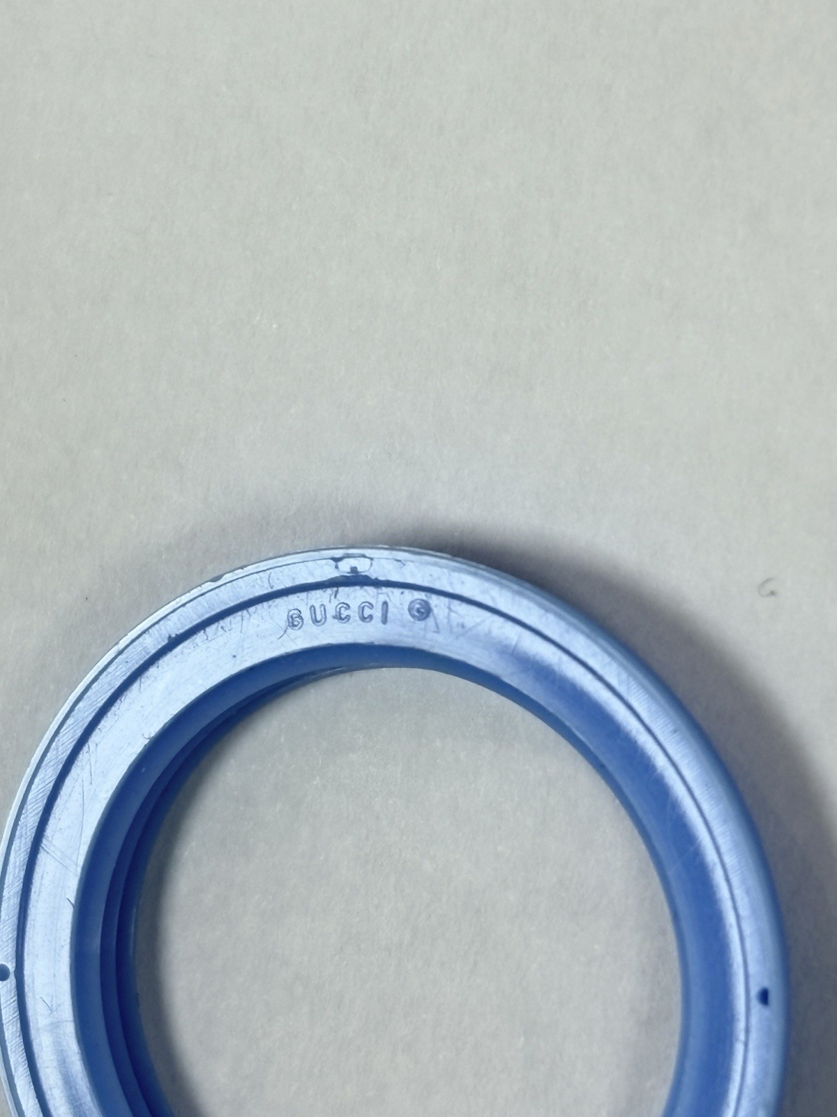 Authentic Gucci Sky Blue Plastic Change Bezel For 1100 – 11/12 – 11/12.2