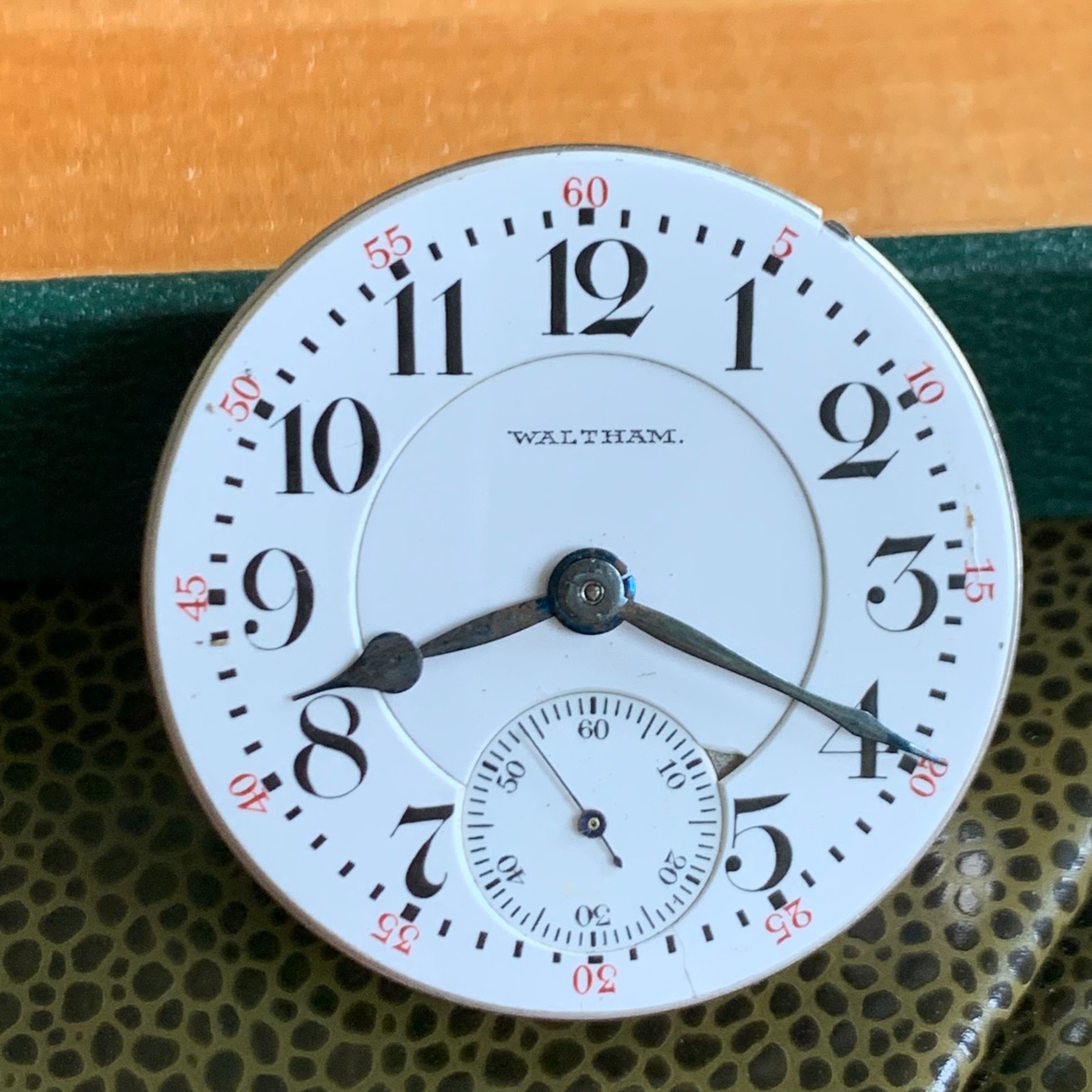 Waltham Crescent St. 16S 21 Jewels Pocket Watch Movement for Repair