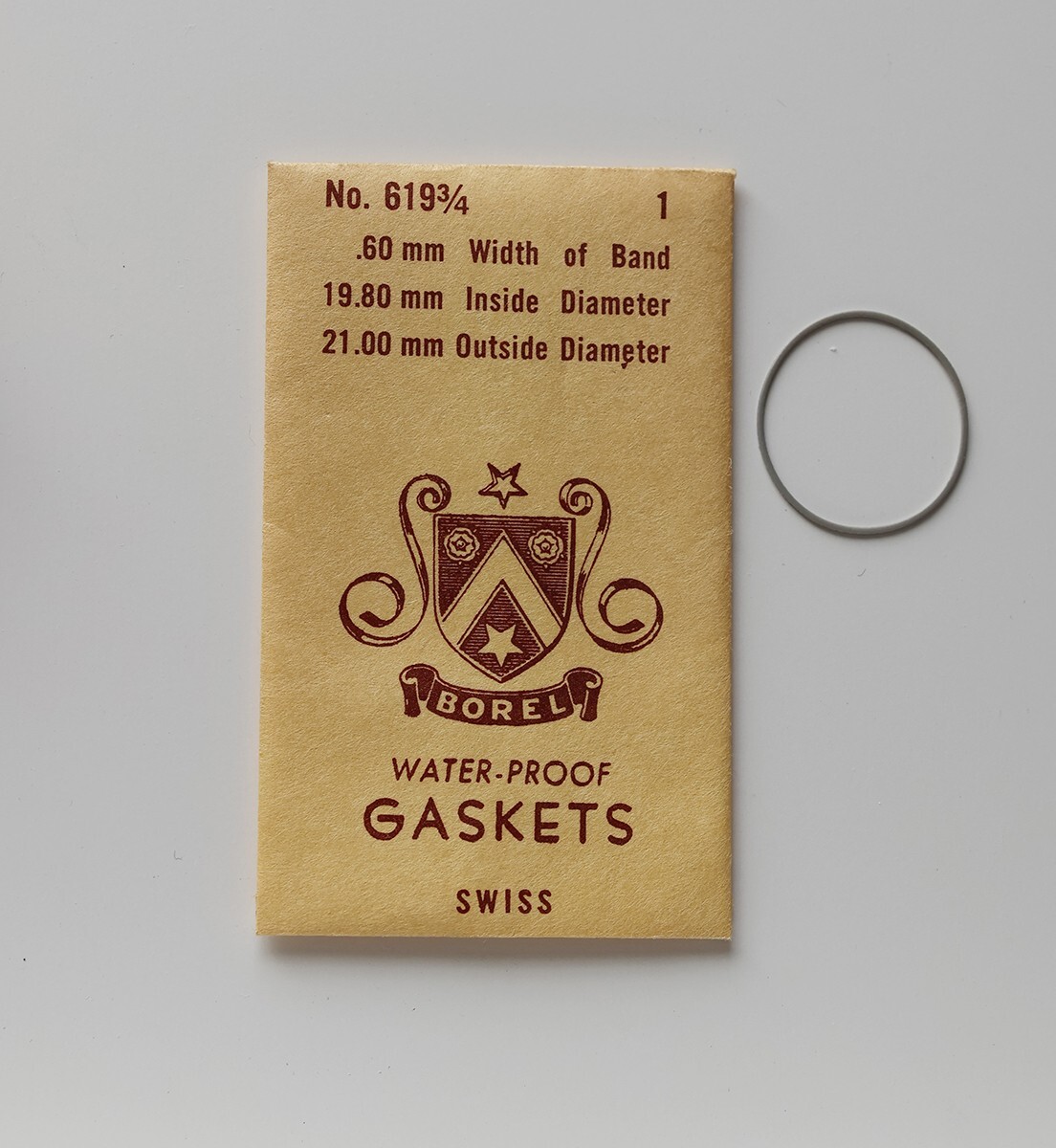 Vintage Borel Waterproof Gasket Swiss NOS Pick Your Model Gaskets