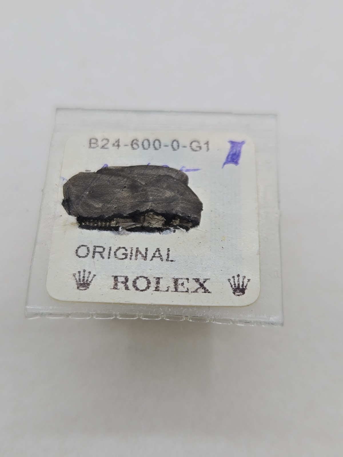 Rolex Crown 6mm , 24 600 0 , Stainless Steel, New Old Stock