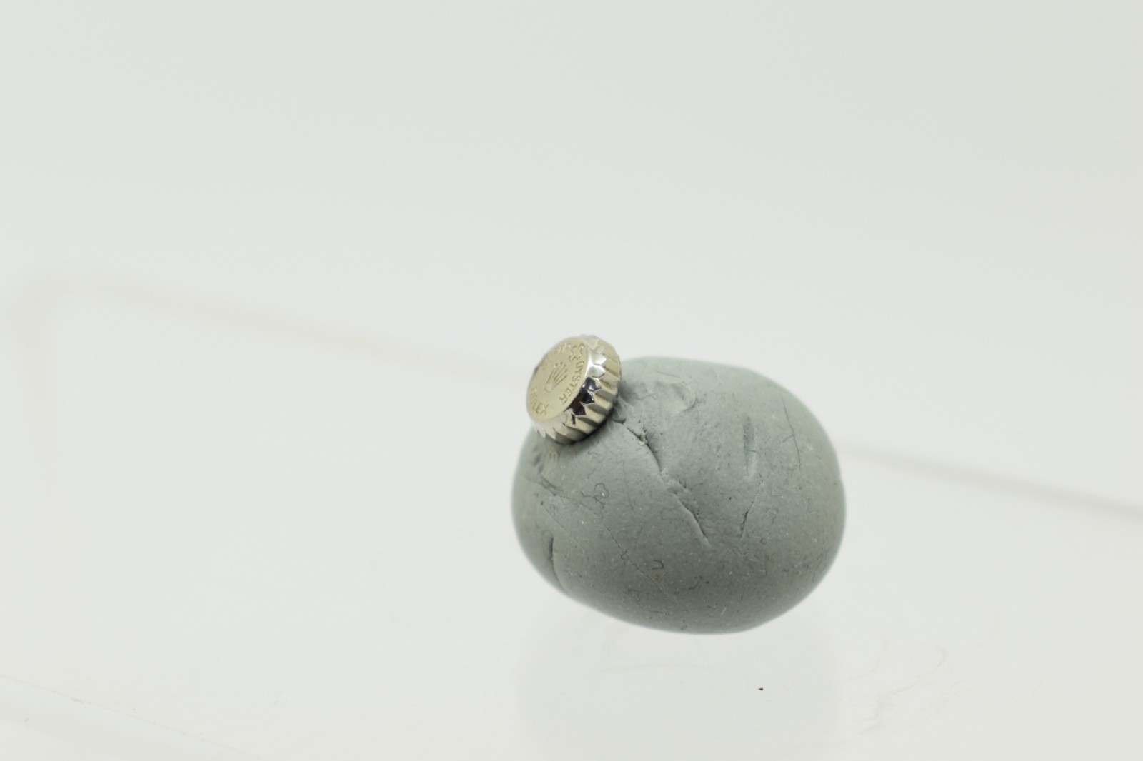 Stainless Steel Rolex Super Oyster Crown 6mm Bubble Back