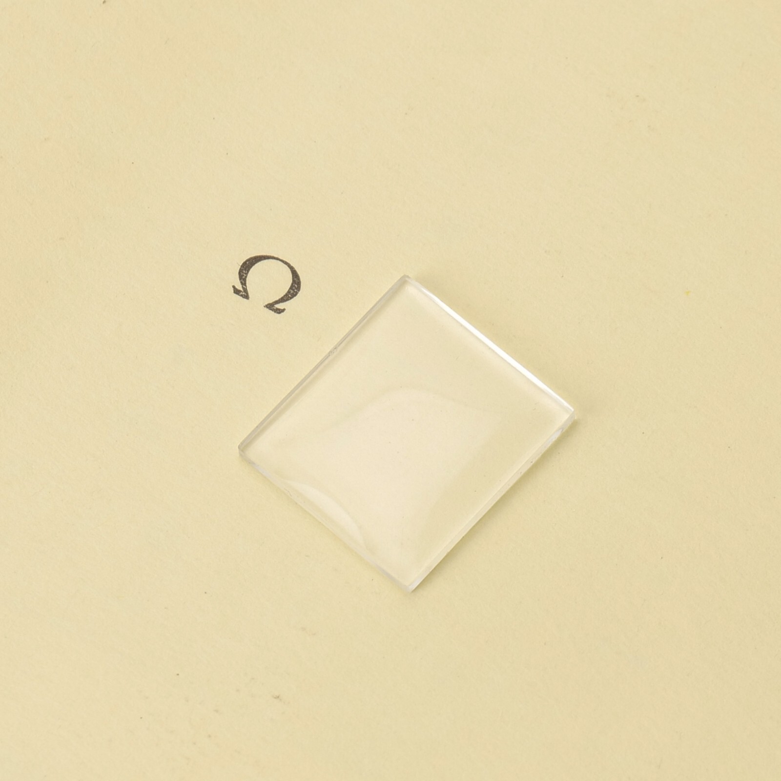 NEW Omega Watch Crystal Part D6650 Glass 20.8mm x 19mm New Old Stock (OME)