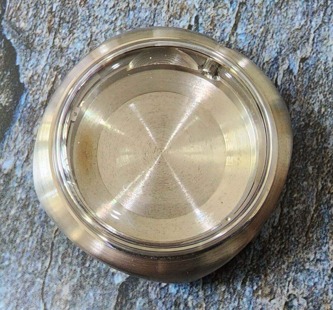 NOS GENUINE CASE VINTAGE SEIKO 6119-9410 COMPLETE CASE SS.