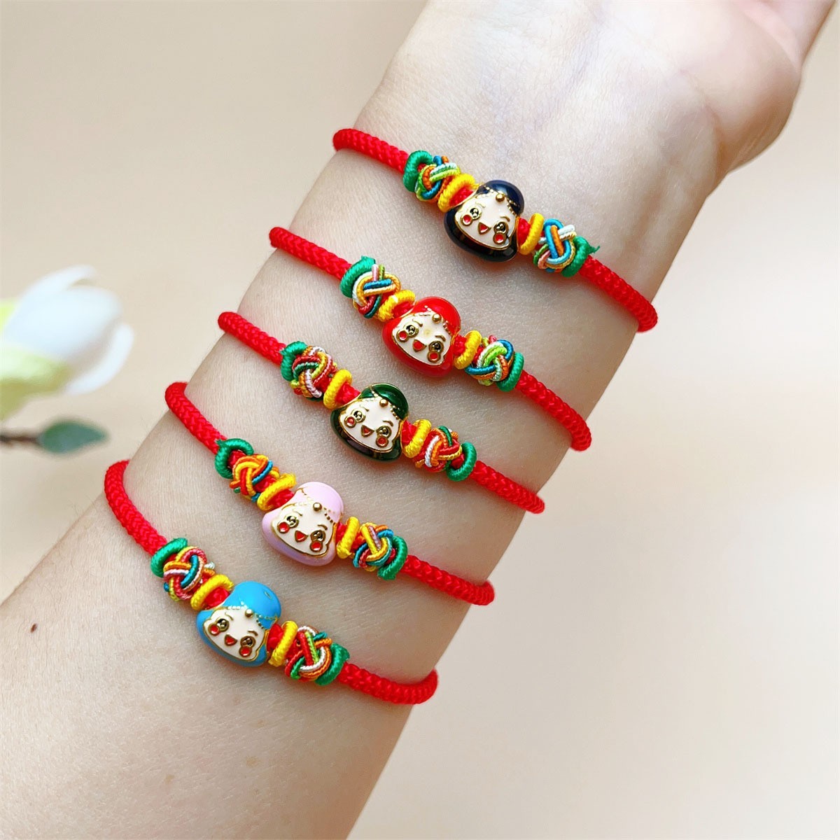 Colorful braided bracelet