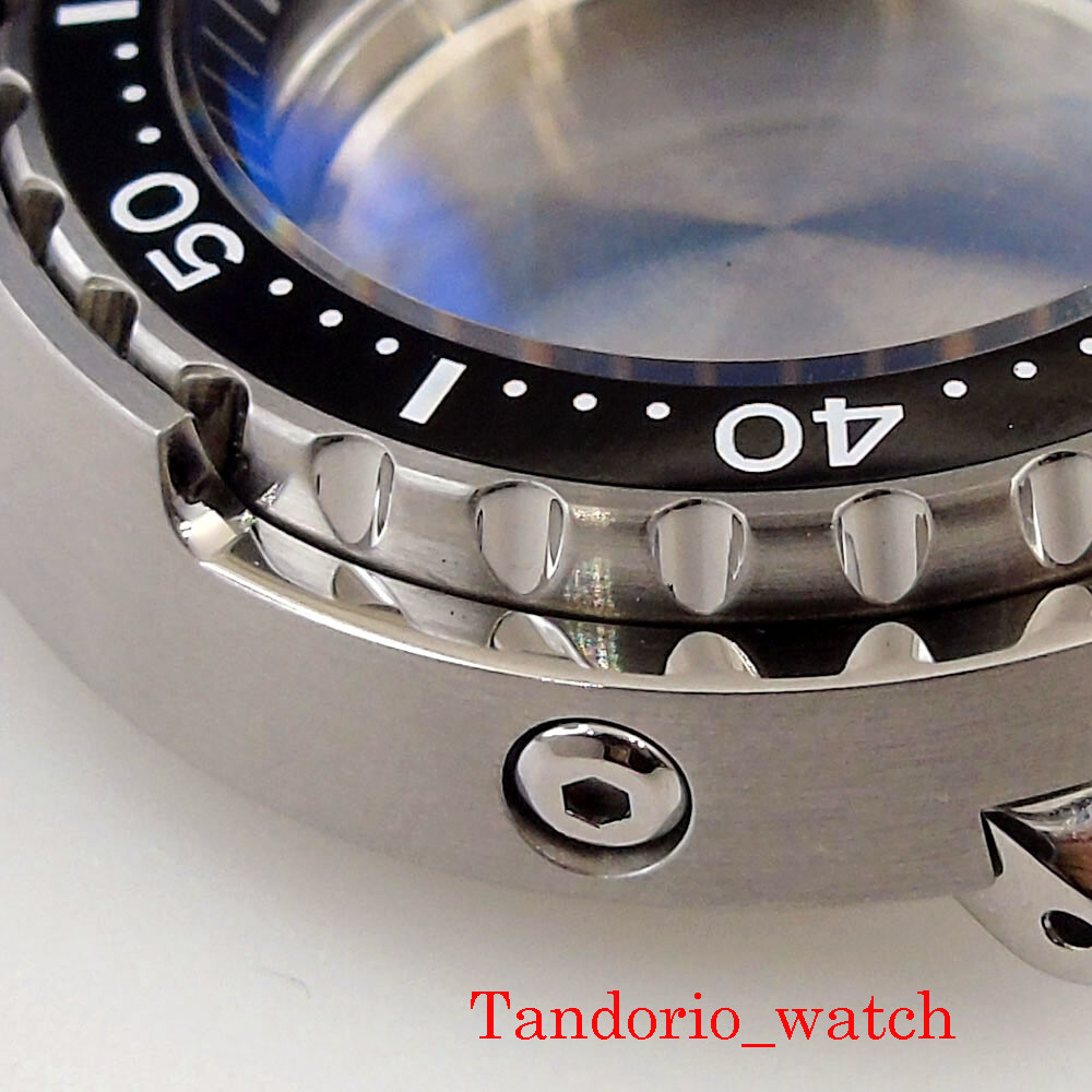 47mm Watch Case 20ATM Diver Fit NH35A Skx007 SBBN031 Sapphire Crystal