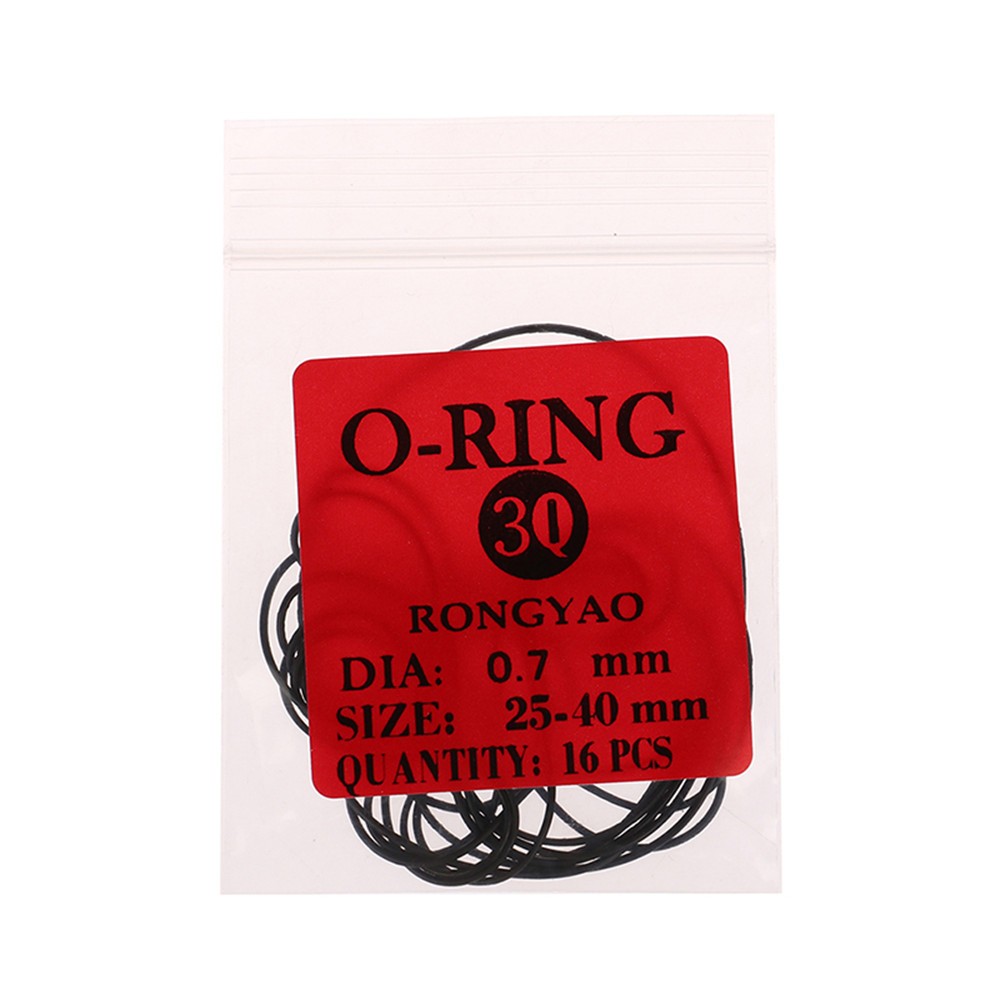0.5/0.6/0.7/0.8mm Watch O-Ring Waterproof Rubber Cover Gaskets Watchmaker Parts