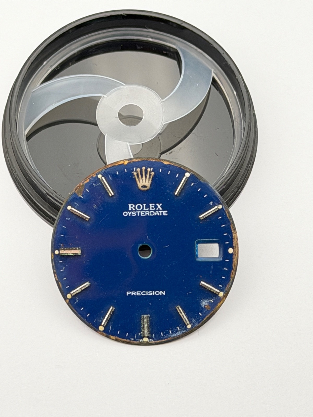 rolex 6694 blue dial precision dial oyster date