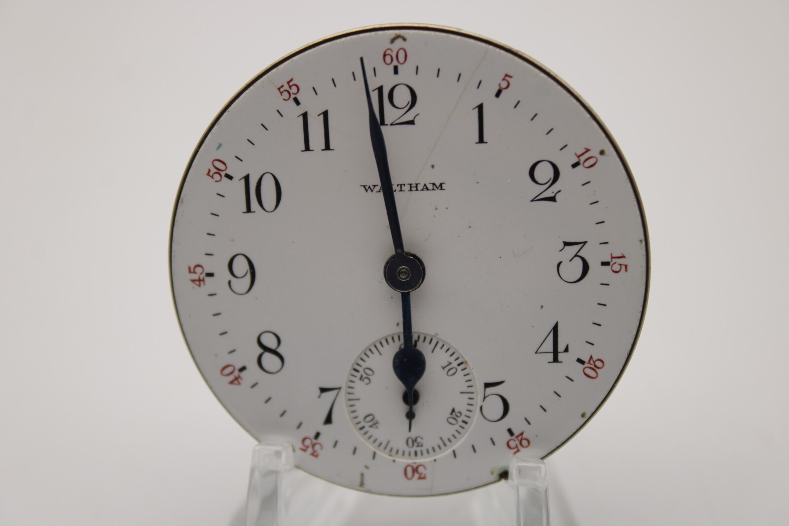1904 WALTHAM POCKET WATCH MOVEMENT 13521820 GRADE 820 18s 15j (ON3)
